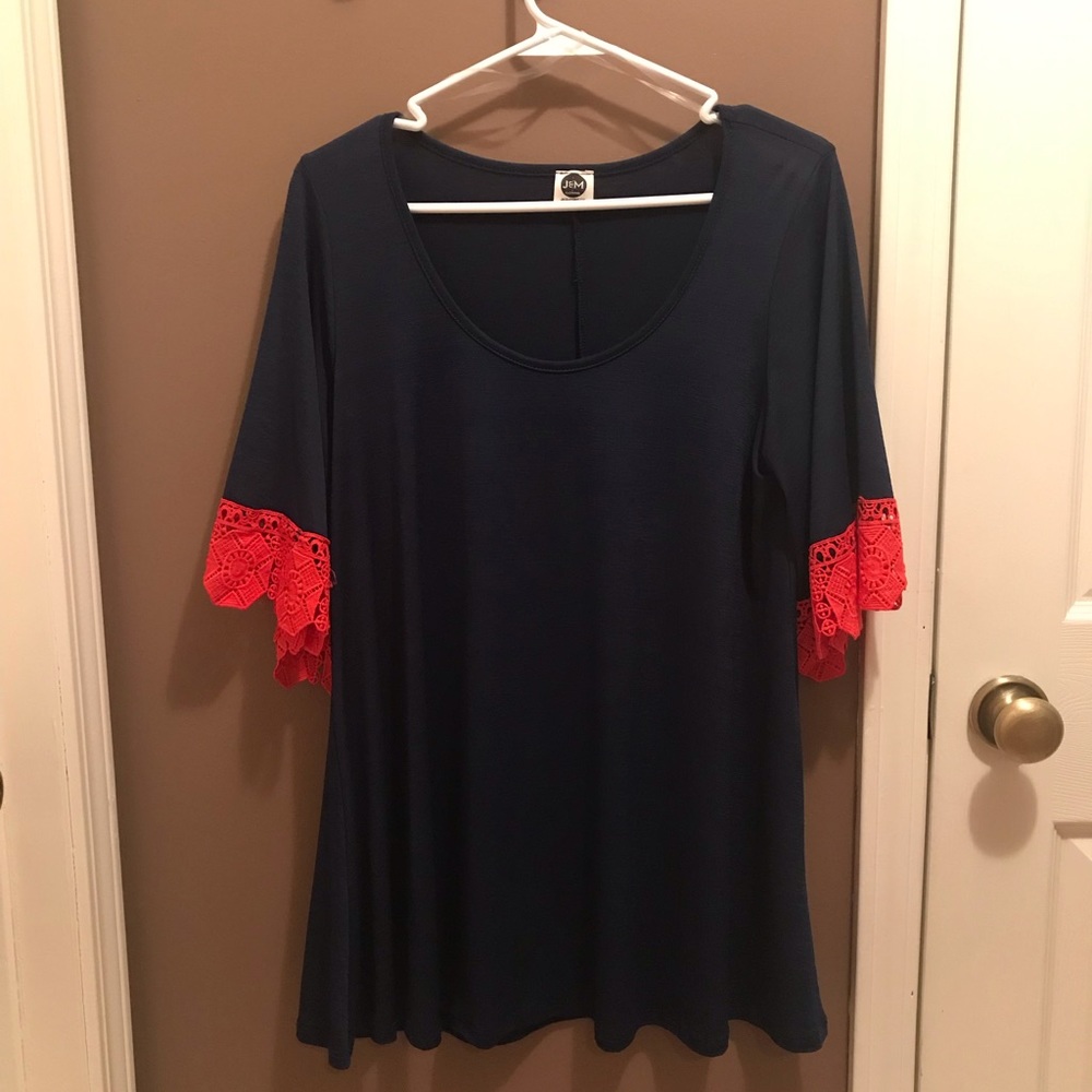 Blue and Navy Dress